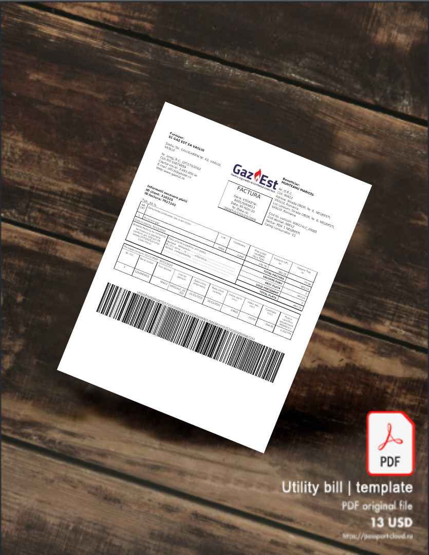 Utility bill | Albanian Power | Albania